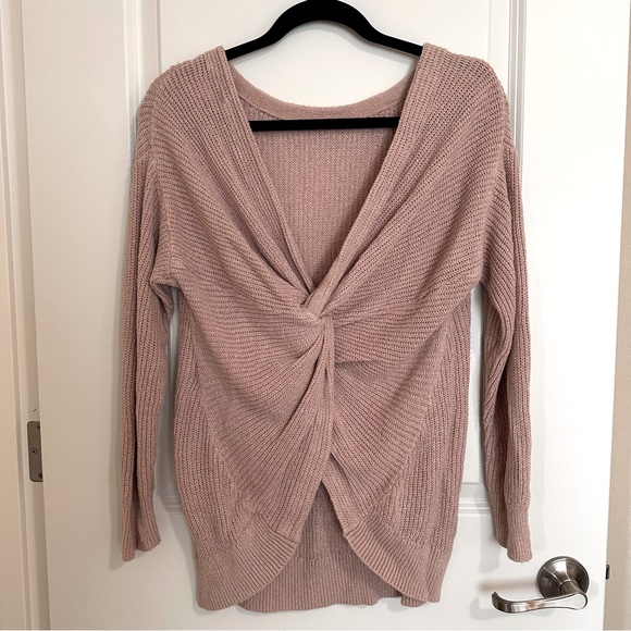 Market & Spruce- Twisted back pullover- size xl - Picture 1 of 7